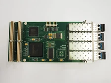 TEKTRONIX TEK872013400-LFVD 870013400 389404000 AMP030259 Card w/ 4x SFP Modules