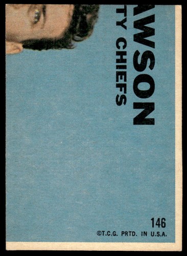 1968 Topps #146 Ode Burrell Houston Oilers - Bild 2 von 2