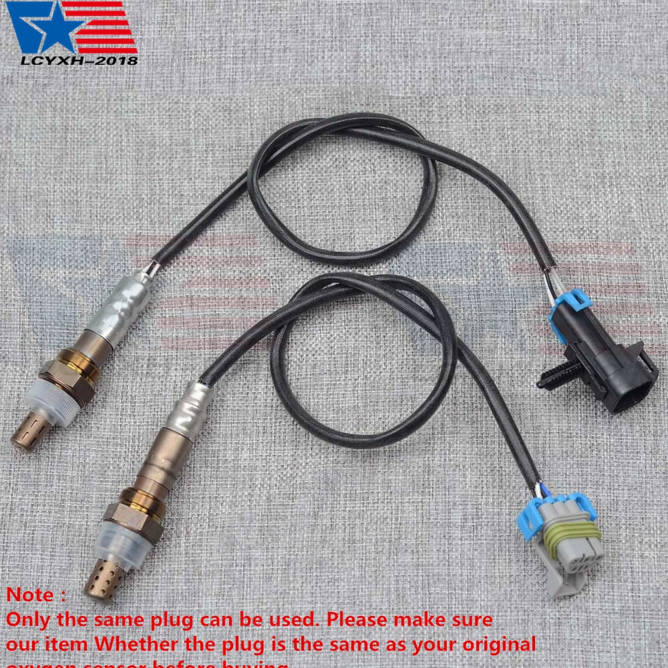 Sensores de oxígeno O2 2 piezas para Chevrolet Malibu Equinox GMC Pontiac Saturn 2,4 L L4 Foto 2 de 4
