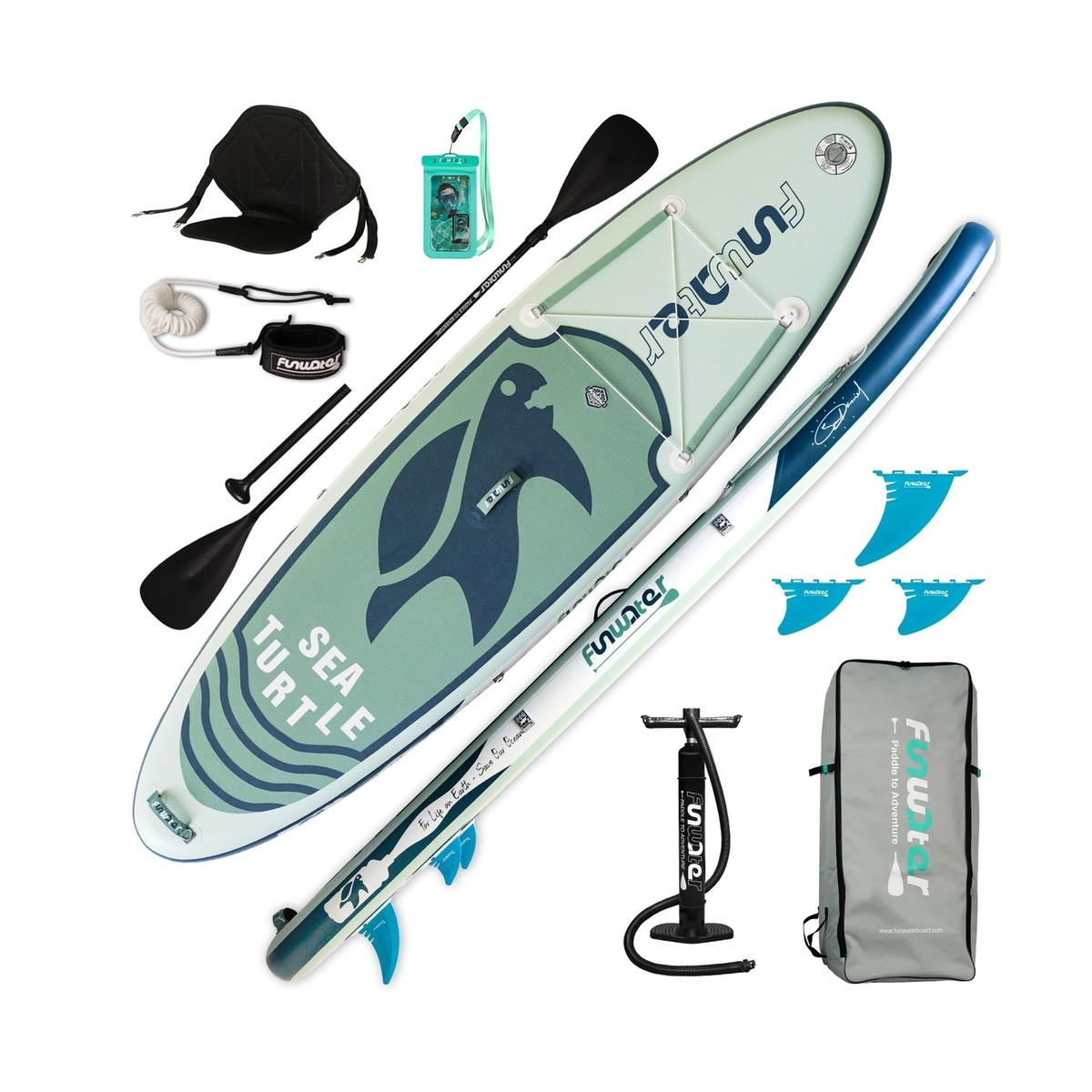 FunWater SUP Inflatable Stand Up Paddle Board Ultra-Light