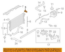 FORD OEM 06-19 Edge Radiator Components-Radiator Upper Bracket AG1Z8A193A