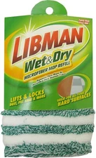 Libman 119 Commercial Microfiber Mop Refill Pad 18" Wet/Dry – Washable