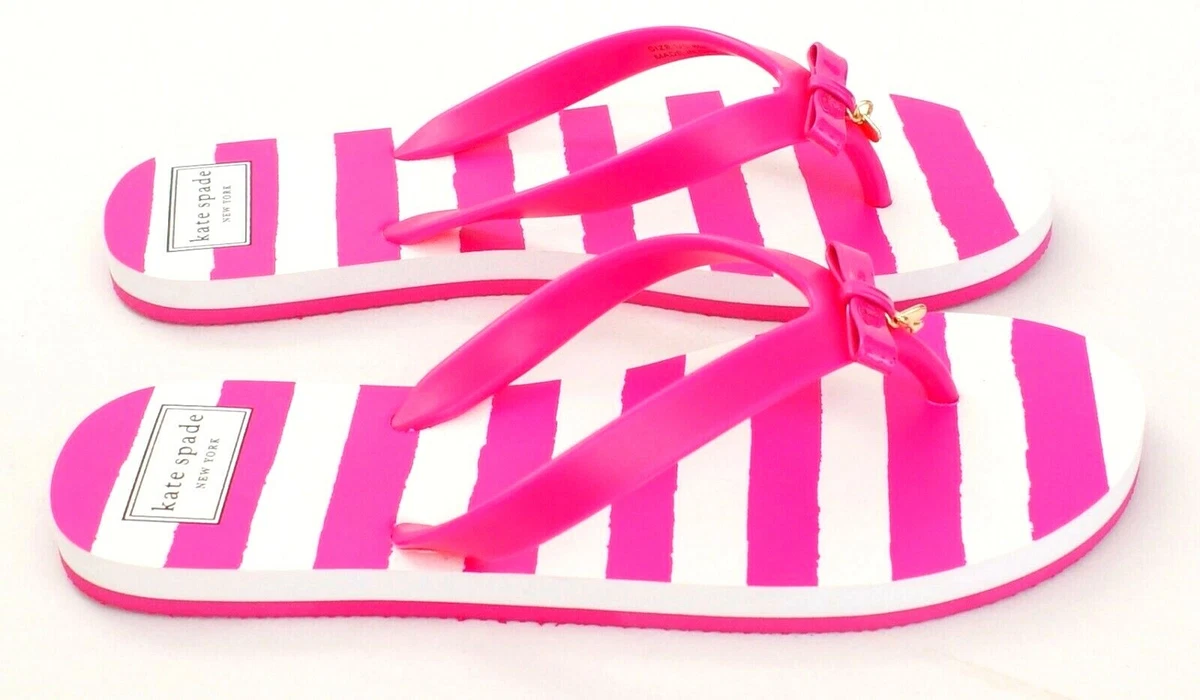 Kate spade shop pink flip flops