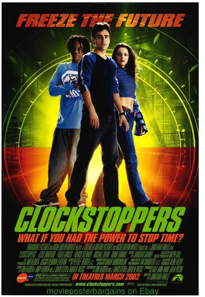 CLOCKSTOPPERS MOVIE POSTER 2002 SCI-FI JESSE BRADFORD | eBay