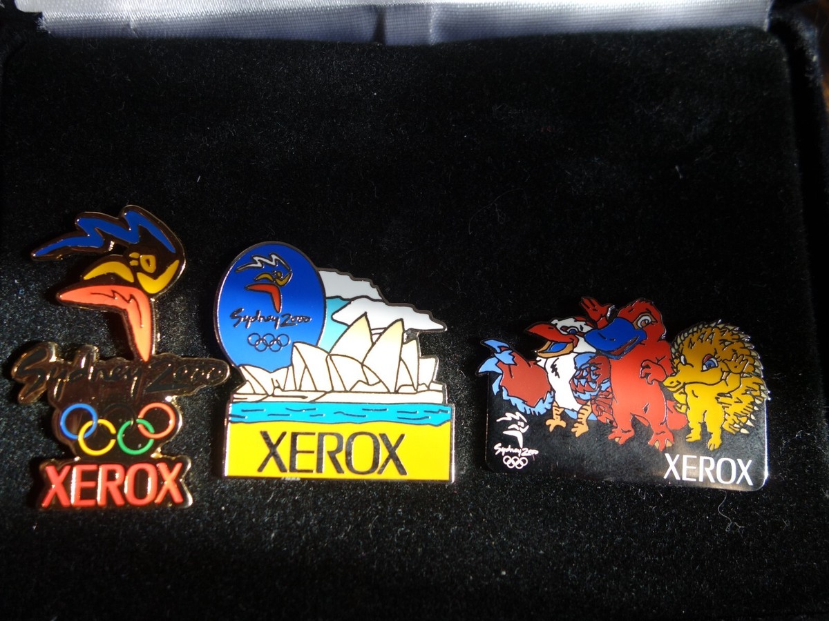 2000オリンピック pins collection XEROX VINTAGE SYDNEY 2000 OFFICIAL OLYMPIC GAMES 3 PINS SET
