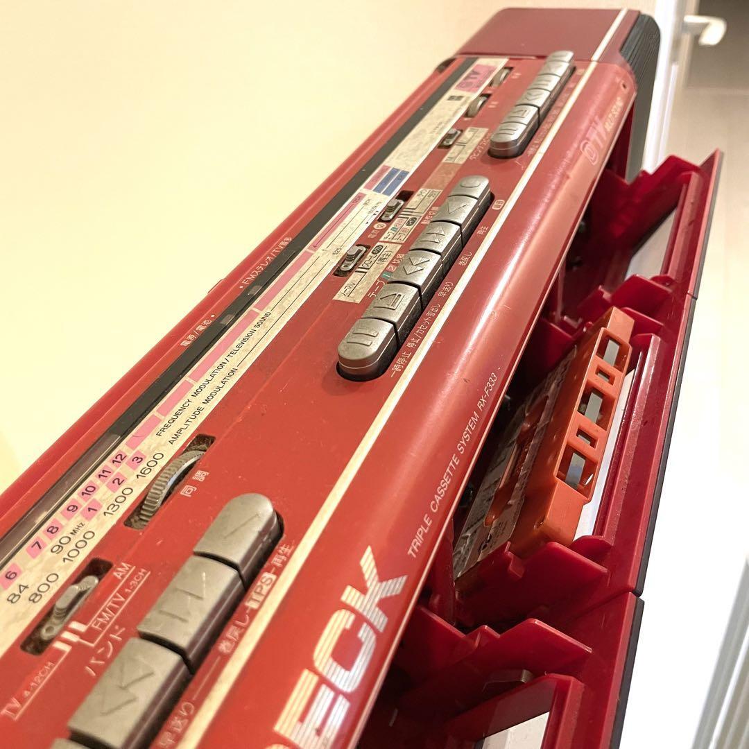 National triple radio cassette RX-F333 RADIO CASSETTE National triple radio cassette RX-F333 RADIO CASSETTE
