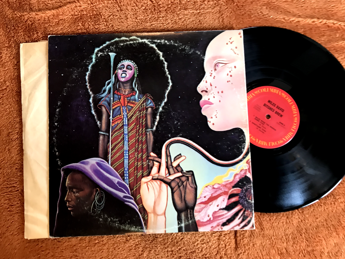 Miles Davis Bitches Brew 2 LP 1970 vinyl jazz funk rock fusion