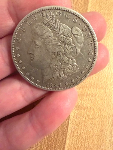 1884 Morgan Silver Dollar Extra Fine