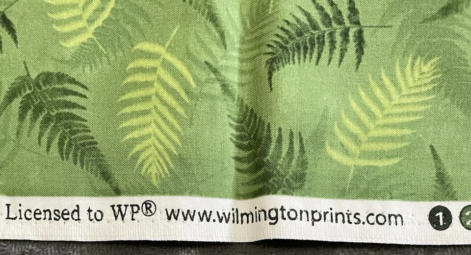 Tela verde Wilmington Prints Daydream Garden Helecho 1 yarda X 43 pulgadas de ancho Foto 3 de 4