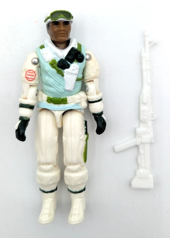 Vintage G.I. Figura completa Joe ARAH 1986 Iceberg v1 con tarjeta de archivo Foto 2 de 4