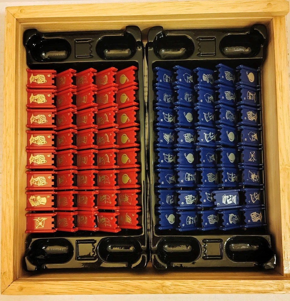 Stratego Nostalgia Series 2002 Board Game Mb Wooden Box Complete  - Image 4 of 4