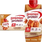 Premier Protein Shake, Caramel, 30g Protein, 30g Protein,11 fl oz,12ct