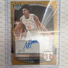 Topps 2025-26 Bowman Gold Mojo Refractor Autograph Nate Ament /50 Tennessee