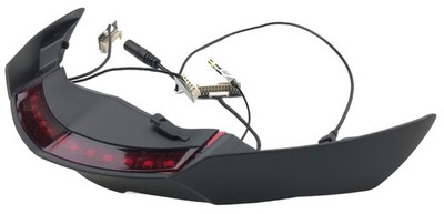 509 Spoiler Module for Delta V/Mach V Commander Helmets Black
