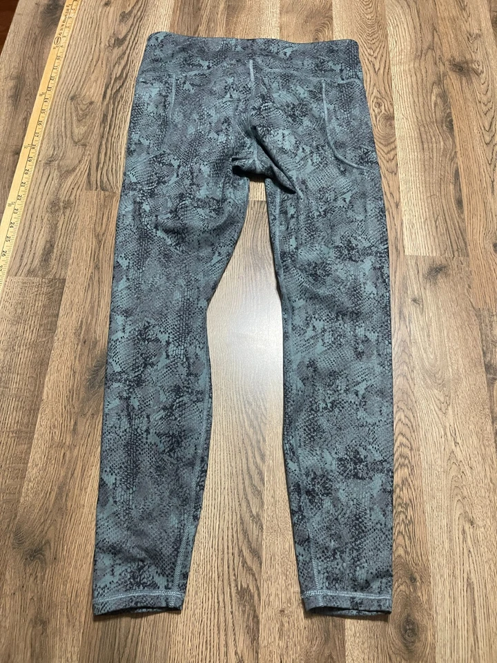 AVIA Pants, Women's Size Large, Green Black, Pull On, Leggings, Activewear - Image 2 of 4