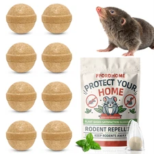 8 Balls of Peppermint Oil to Repel Mice Natural for Home and Garden Protection