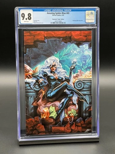 Amazing Spider-Man #65 CGC 9.8 (2025) - Black Cat - Manhanini Virgin Edition