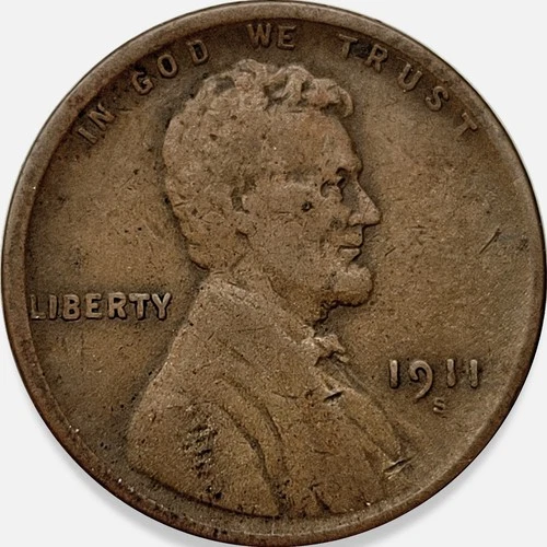 1911-S Lincoln Wheat Penny Cent 1c Fine F+ * Original Surfaces* 1911S