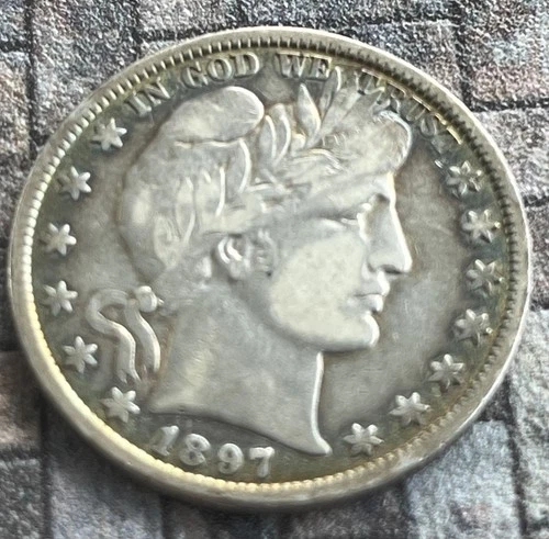 1897-P Barber Silver Half Dollar