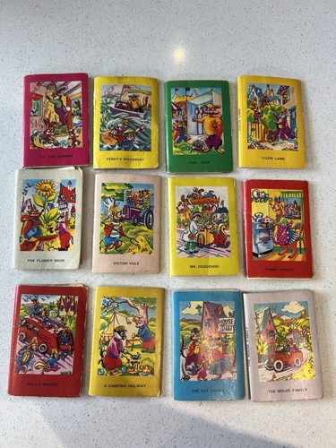 Vintage Murrays Sales & Service Co Treasure Hour Miniature Books x12 - Picture 1 of 4