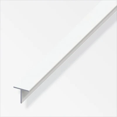 alfer Quadrat-T-Profil 19,5 x 19,5 x 1000 mm Profil Übergangsprofil Abdeckprofil