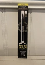 Arches and Halos Fine Bristle Tip Pen Eyebrow Pencils for Women Vegan Warm Brown