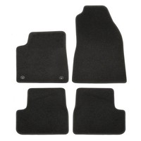 Velour FußMatten Automatten FüR Fiat Grande Panda Ab 2025 4-Tlg Schwarz