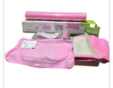 Wii Fit Lady Fitness 5 In 1 Workout Kit Complete Opened Box Pink