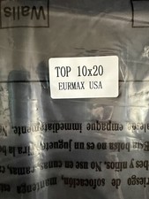 Eurmax USA Black Universal Canopy Cover Top 10 X 20 New In Packaging