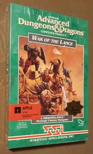 SEALED Advanced D&D War of the Lance by SSI/TSR for Apple II+,IIe,IIc,IIgs 1989