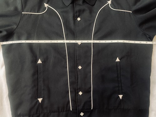 VINTAGE SCULLY WESTERN RODEO BOLERO ROCKABILLY RICKY GAB SNAP JACKET LARGE - Picture 7 of 15