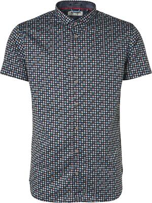 No Excess Hemd kurzarm, Blau Allover Printed, ,XL,XXL,3XL VP 59,95  