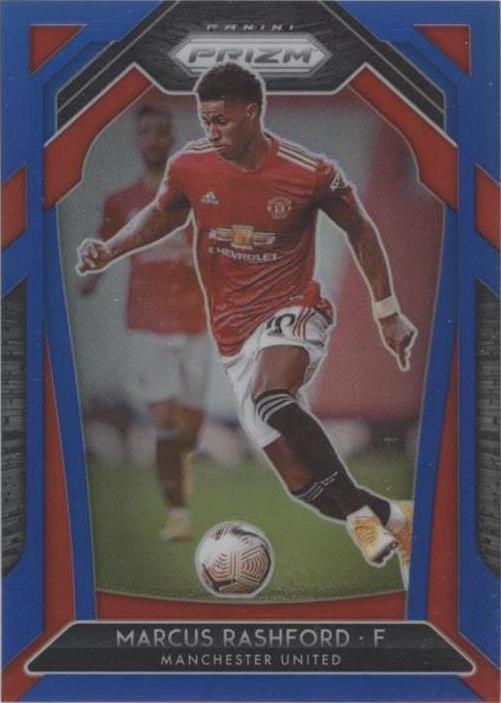 2020-21 Panini Prizm Premier League Marcus Rashford #14 for
