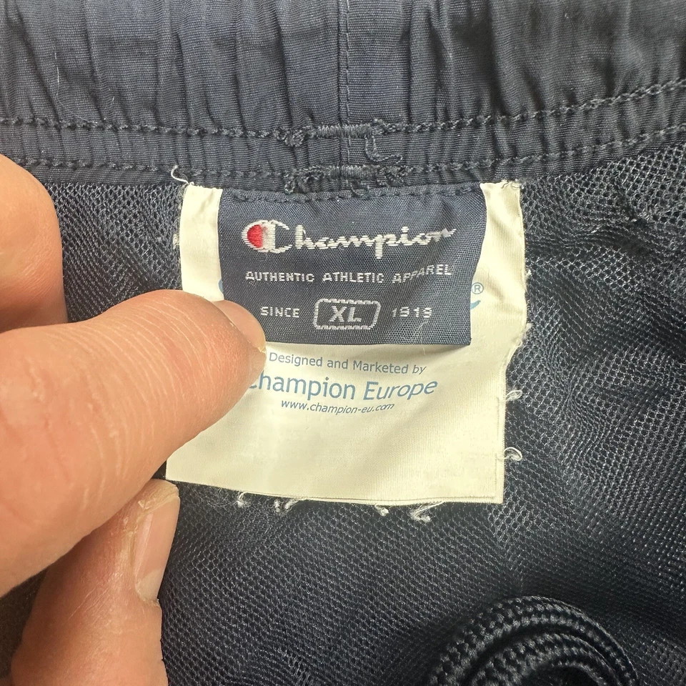 CHAMPION Herren Badehose Badeshorts Gr. XL Beach Shorts Boxer Logo 19811 Blau - Bild 3 von 4