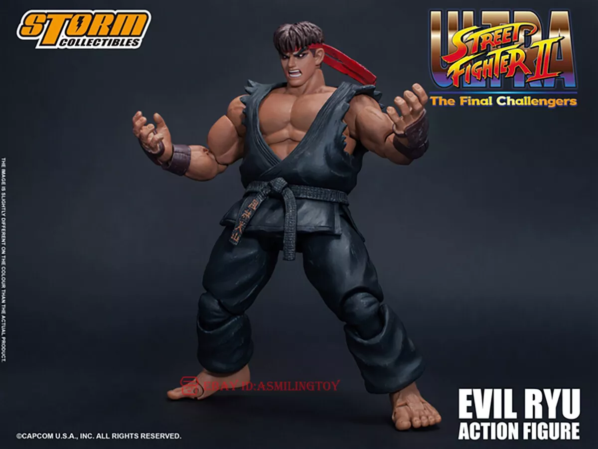 Jada Toys ULTRA STREET FIGHTER II EVIL RYU 1/12 FIGURE DELUXE SET  (EXCLUSIVE) (in stock)