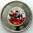 2022 Canada 50th Anniversary of Hockey Summit Series $2 Toonie Coin,Colored, UNC