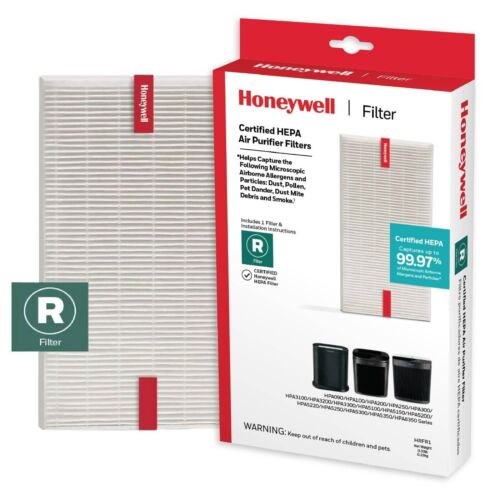 Honeywell Air Purifier Replacement Filter, HRF-R1, R HEPA Filter, 1 Pack - Afbeelding 1 van 8