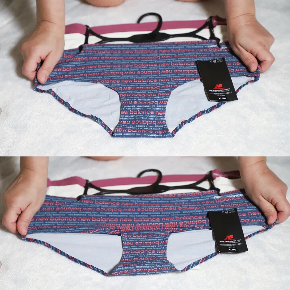 Pack de 3 pares de bragas New Balance para mujer talla XL para deportes diarios Foto 4 de 4