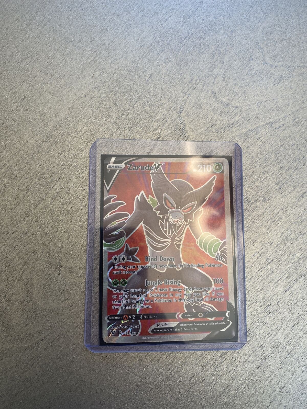 Check the actual price of your Zarude V 167/185 Pokemon card