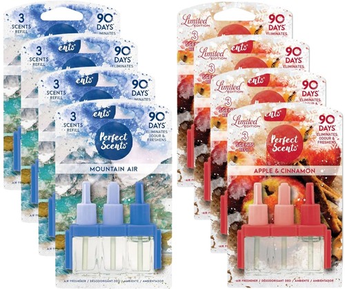 Perfect Scents 8 x 3er Pack Lufterfrischer Nachfüllpack kompatibel mit 3volution