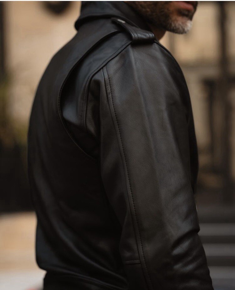 ZARA Men's Genuine Leather Black Moto Jacket. NWOT. Size ZARA Men's Genuine Leather Black Moto Jacket. NWOT. Size