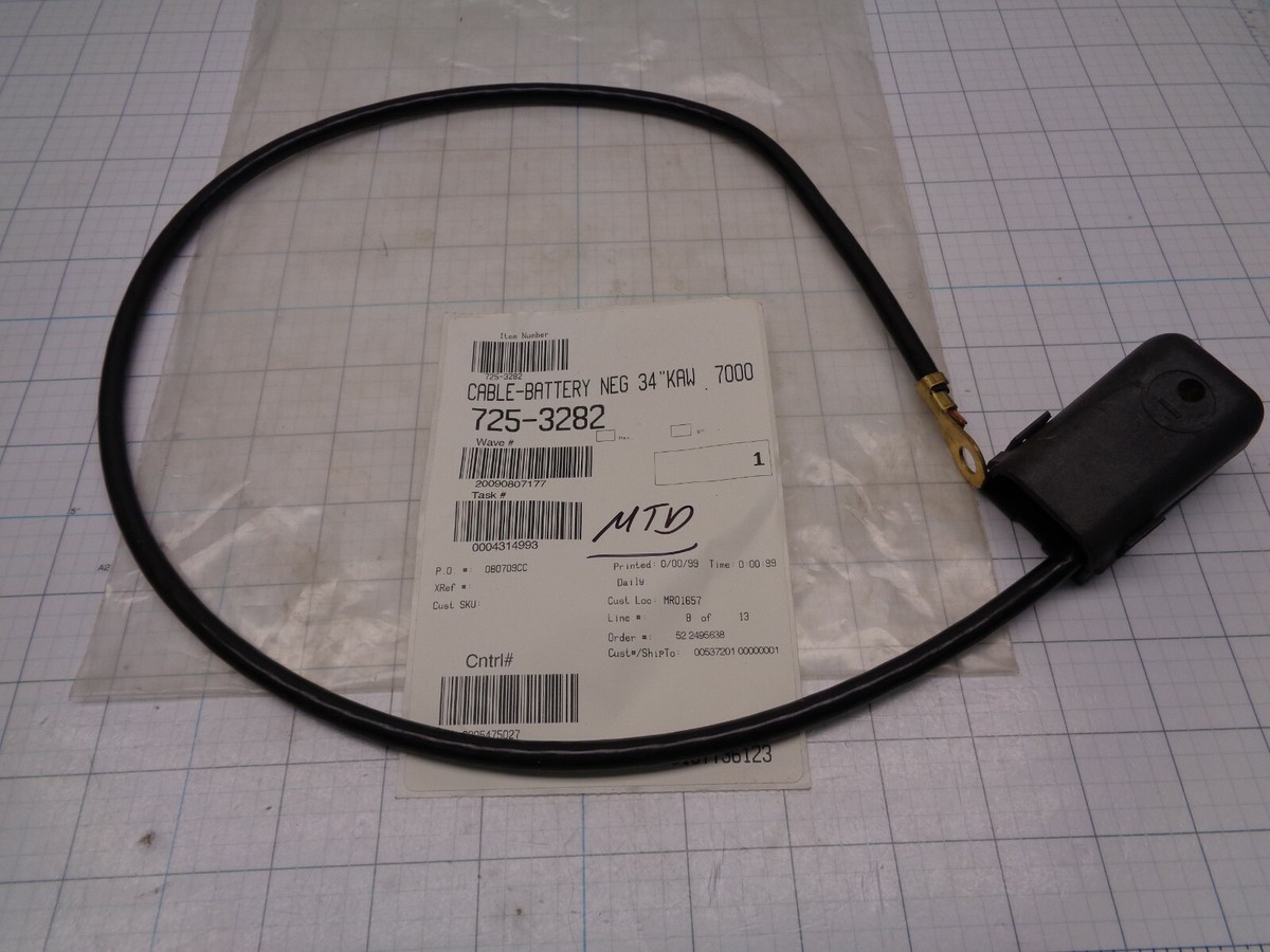 dyn.m様　連絡用 MTD 725-3282 Battery Cable Negative Ground 34