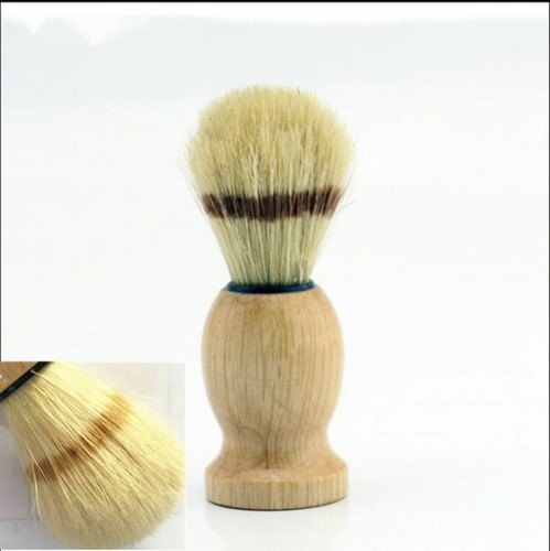 Men Shaving Bear Brush Best Badger Hair Shave Wood Handle Razor Barber Tool - Picture 2 of 11