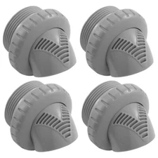 Infusion V-fitting for Inlet & Return Line, Venturi, Light Gray VRFTHLG (4 Pack)