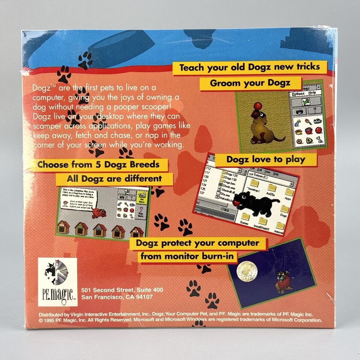 Dogz: Your Computer Pet (PC 1995) Windows 3.1 & '95 Floppy Dogz: Your Computer Pet (PC 1995) Windows 3.1 & '95 Floppy