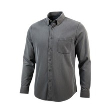 Croft  Barrow Men's Button Down Shirt Gray L Long Sleeve Casual