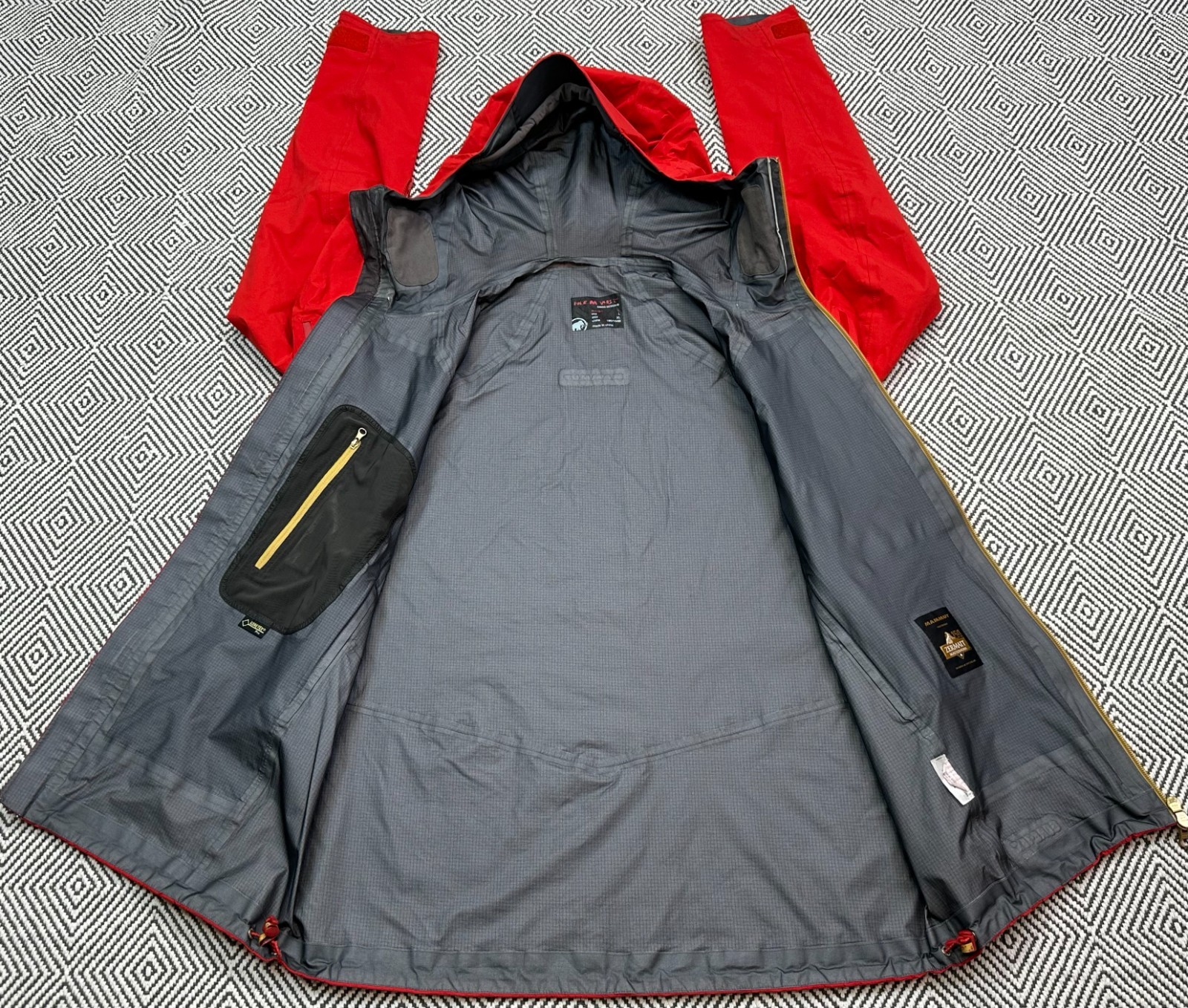 Mammut Whymper Jacket Men’s Red Gore-Tex Pro Shell Size L £500 RRP image 7