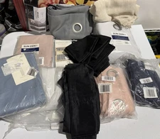 Huge Lot of Blackout Curtains SunZero Mainstays Buffalo Check Panel Open Box New