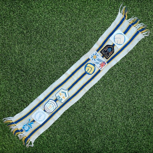 Rare football scarf vintage Leeds United 1970s, old soccer scarves - Picture 1 of 13