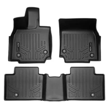 SMARTLINER SA0694/B0694 Front/Rear BLACK Floor Liners for Toyota Crown